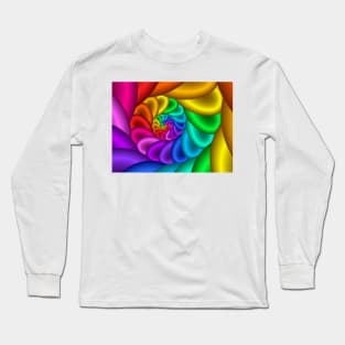 Rainbow Spiral Long Sleeve T-Shirt